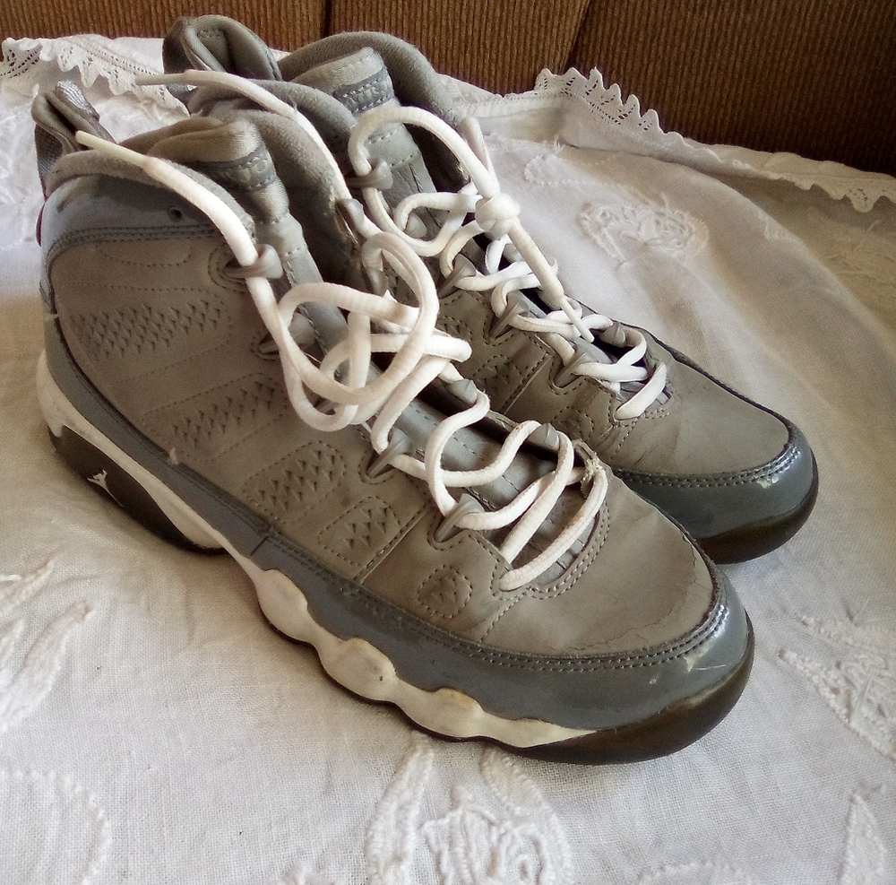 Nike Air Jordans high top Gray women's size 6.5 B nwot